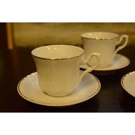 (n-331) Veritable Porzellan, espressotassid-taldrikud, 4tk