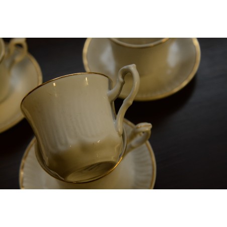 (n-331) Veritable Porzellan, espressotassid-taldrikud, 4tk