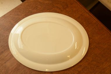 (n-2491/4) English Ironstone, pruun ovaalne vaagen