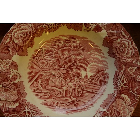 (n-2445/4) Woods Ware Enoch Woods English Scenery, supi-pastataldrikud, 6tk