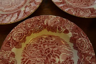 (n-2445/4) Woods Ware Enoch Woods English Scenery, supi-pastataldrikud, 6tk