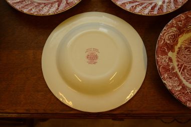 (n-2445/4) Woods Ware Enoch Woods English Scenery, supi-pastataldrikud, 6tk