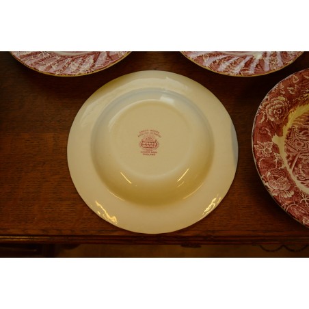 (n-2445/4) Woods Ware Enoch Woods English Scenery, supi-pastataldrikud, 6tk