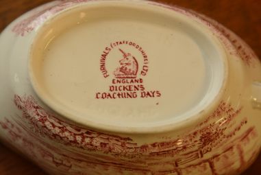 (n-2534) Staffordshire, Dickens Coaching Days, kastmenõu