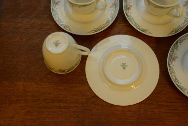 (n-2553/1) Bavaria Winterling, kohvitassid-taldrikud, 5tk