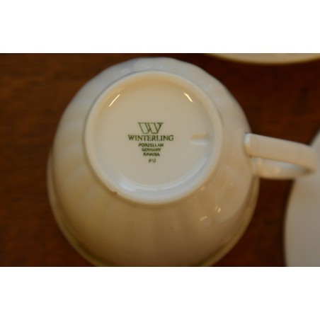 (n-2553/1) Bavaria Winterling, kohvitassid-taldrikud, 5tk