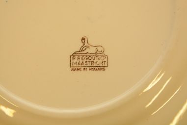 (n-2917) Petrus Regout, Maastricht, salatitaldrikud, 6tk