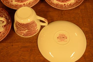 (n-3019/7) Grindley, Staffordshire kohvitassid-taldrikud, 5tk