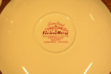 (n-3019/7) Grindley, Staffordshire kohvitassid-taldrikud, 5tk