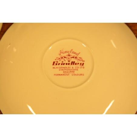 (n-3019/7) Grindley, Staffordshire kohvitassid-taldrikud, 5tk