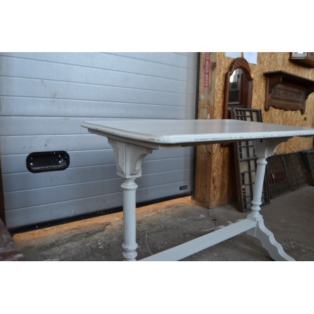 (10-522/2) Vana valge  pubilaud