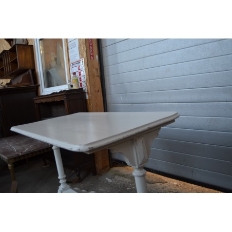 (10-522/2) Vana valge  pubilaud