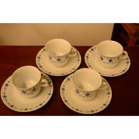 (n-3266/1) Colditz CP, kohvitassid-taldrikud, 4tk (n-3266/1) Colditz CP, kohvitassid-taldrikud, 4tk