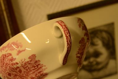 (n-3505/11) Enoch Wedgwood LTD, Woodland puljongikausid-taldrikud 5tk