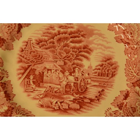 (n-3535/1) Enoch Woods English Scenery, Woods Ware praetaldrikud, 6tk