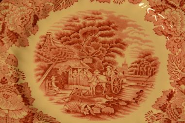 (n-3535/1) Enoch Woods English Scenery, Woods Ware praetaldrikud, 6tk