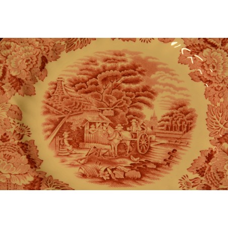 (n-3535/1) Enoch Woods English Scenery, Woods Ware praetaldrikud, 6tk