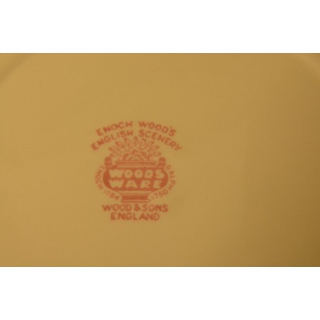 (n-3535/1) Enoch Woods English Scenery, Woods Ware praetaldrikud, 6tk