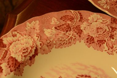 (n-3535/3) Enoch Woods English Scenery, Woods Ware supi-pastataldrikud, 6tk