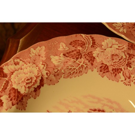 (n-3535/3) Enoch Woods English Scenery, Woods Ware supi-pastataldrikud, 6tk