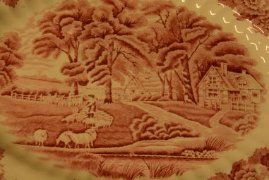 (n-3535/9) Enoch Woods English Scenery, Woods Ware vaagen