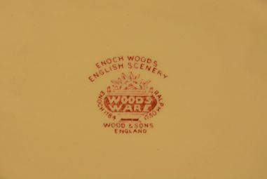 (n-3535/9) Enoch Woods English Scenery, Woods Ware vaagen