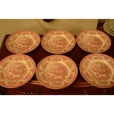 (n-3553) English Ironstone tableware salatitaldrikud, 6tk