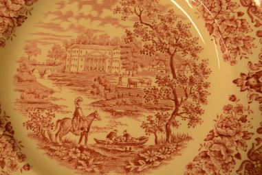 (n-3553) English Ironstone tableware salatitaldrikud, 6tk