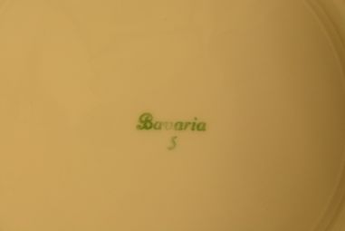 (n-3568/1) Bavaria Eschenbach Art Deco salatitaldrikud, 6tk