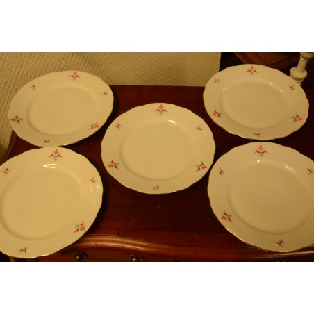 (n-3568/2) Bavaria Eschenbach Art Deco salatitaldrikud, 5tk