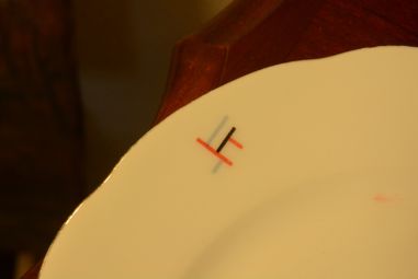 (n-3568/2) Bavaria Eschenbach Art Deco salatitaldrikud, 5tk