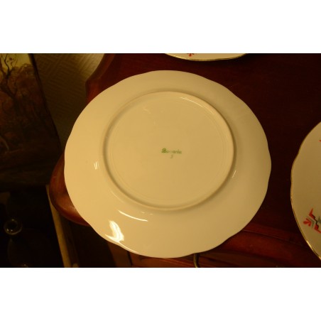 (n-3568/2) Bavaria Eschenbach Art Deco salatitaldrikud, 5tk