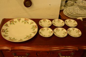 (n-3666/3) Lichte, Fine China, Saksamaa, vaagen ja väikesed taldrikud, 6tk