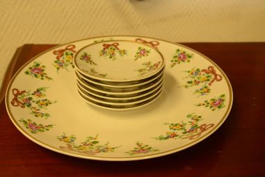 (n-3666/3) Lichte, Fine China, Saksamaa, vaagen ja väikesed taldrikud, 6tk
