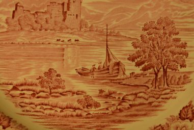 (n-3668/2) Enoch Wedgwood LTD, "Lochs of Scotland", ümar vaagen