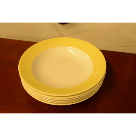 (11-329/3) Boch Freres, kollased supi-pastataldrikud, 6tk