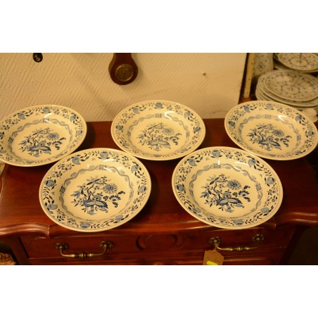 (n-2763) Boch Zwiebel, sibulamustriga supi-pastataldrikud, 5tk