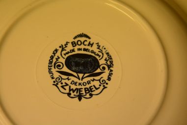 (n-2763) Boch Zwiebel, sibulamustriga supi-pastataldrikud, 5tk