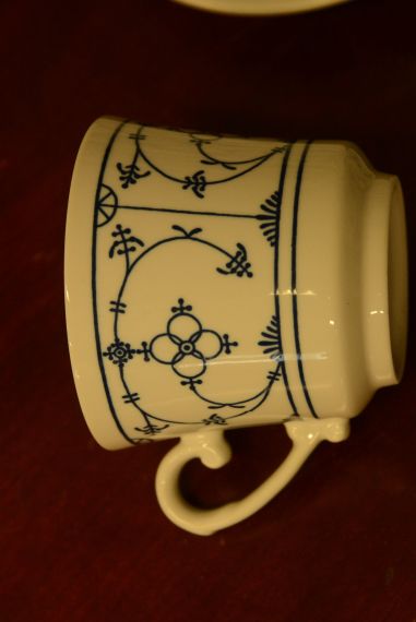 (n-3782/2) Mandarin õlelillemustriga kohvitassid-taldrikud, 6tk