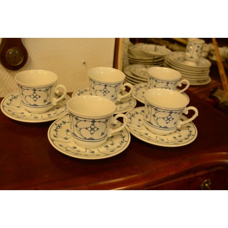 (n-3782/3) Mandarin õlelillemustriga kohvitassid-taldrikud, 5tk