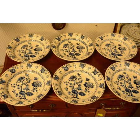 (n-3787) EIT England, sibulamustriga supi-pstataldrikud, 6tk