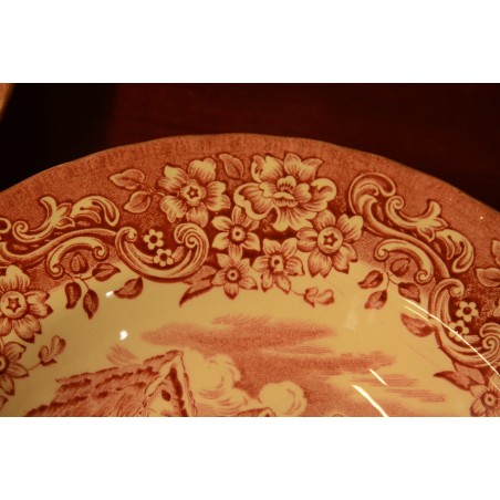 (n-3843) Royal Tudor Ware "17 Century England", supi-pastataldrikud, 3tk