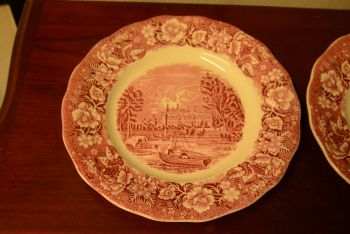 (n-3844) Palissy Pottery Staffordshire "Eton College", praetaldrikud, 2tk 2