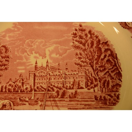 (n-3844) Palissy Pottery Staffordshire "Eton College", praetaldrikud, 2tk
