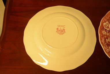 (n-3844) Palissy Pottery Staffordshire "Eton College", praetaldrikud, 2tk