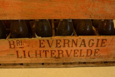 (11-802/2) Vana kast pudelitega