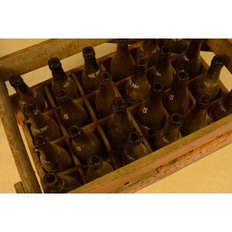 (11-802/2) Vana kast pudelitega