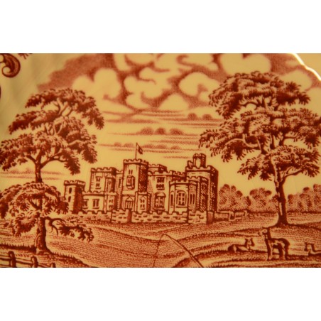 (n-3929) Olde Country Castles, British Anchor, salatitaldrikud, 6tk