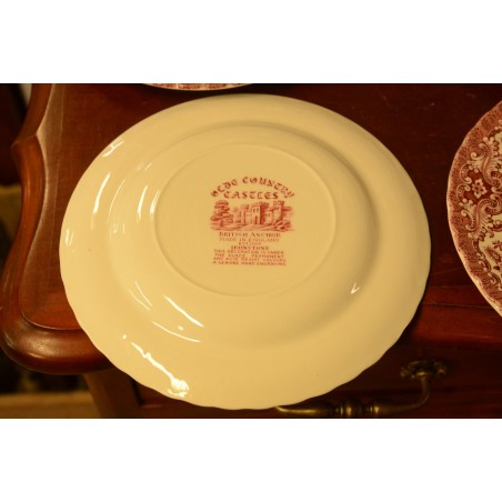 (n-3929) Olde Country Castles, British Anchor, salatitaldrikud, 6tk