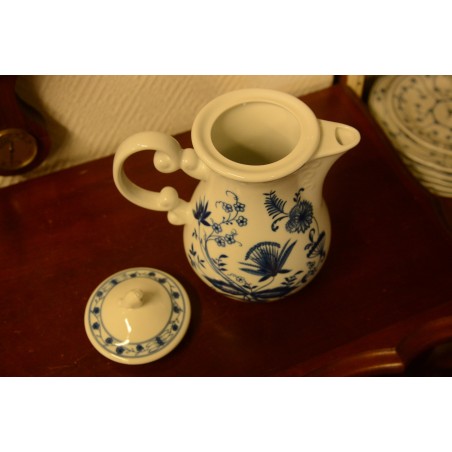 (n-3958/1) Wellco Krefeld Porzellan, sibulamustriline kann